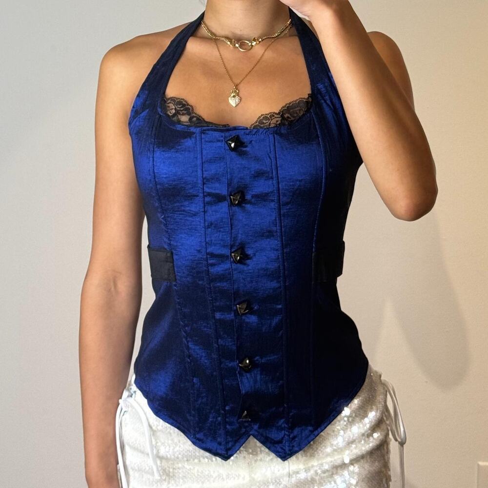Dark Blue Corset